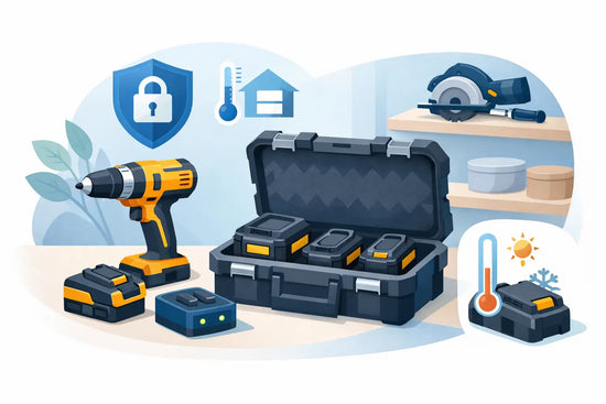 How to Store Lithium Tool Batteries Safely