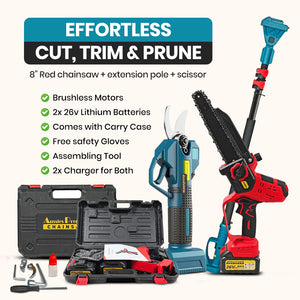 Australia's No1 Cordless 8 Inch  Chainsaw