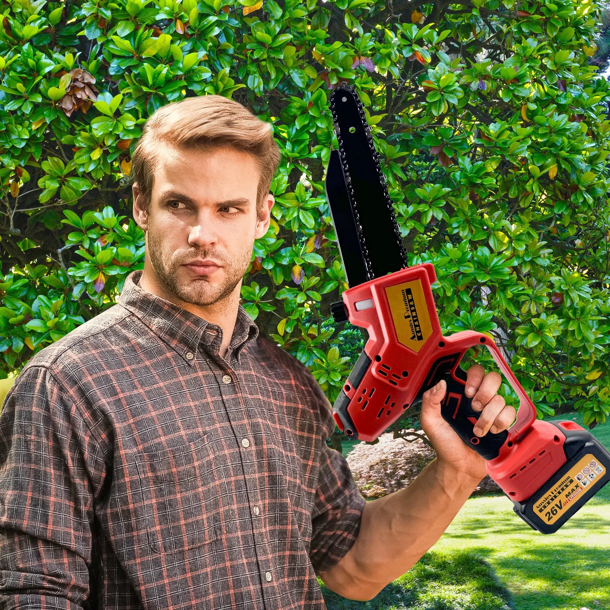Australia's No1 Cordless 8 Inch  Chainsaw - Aussies Premium Store