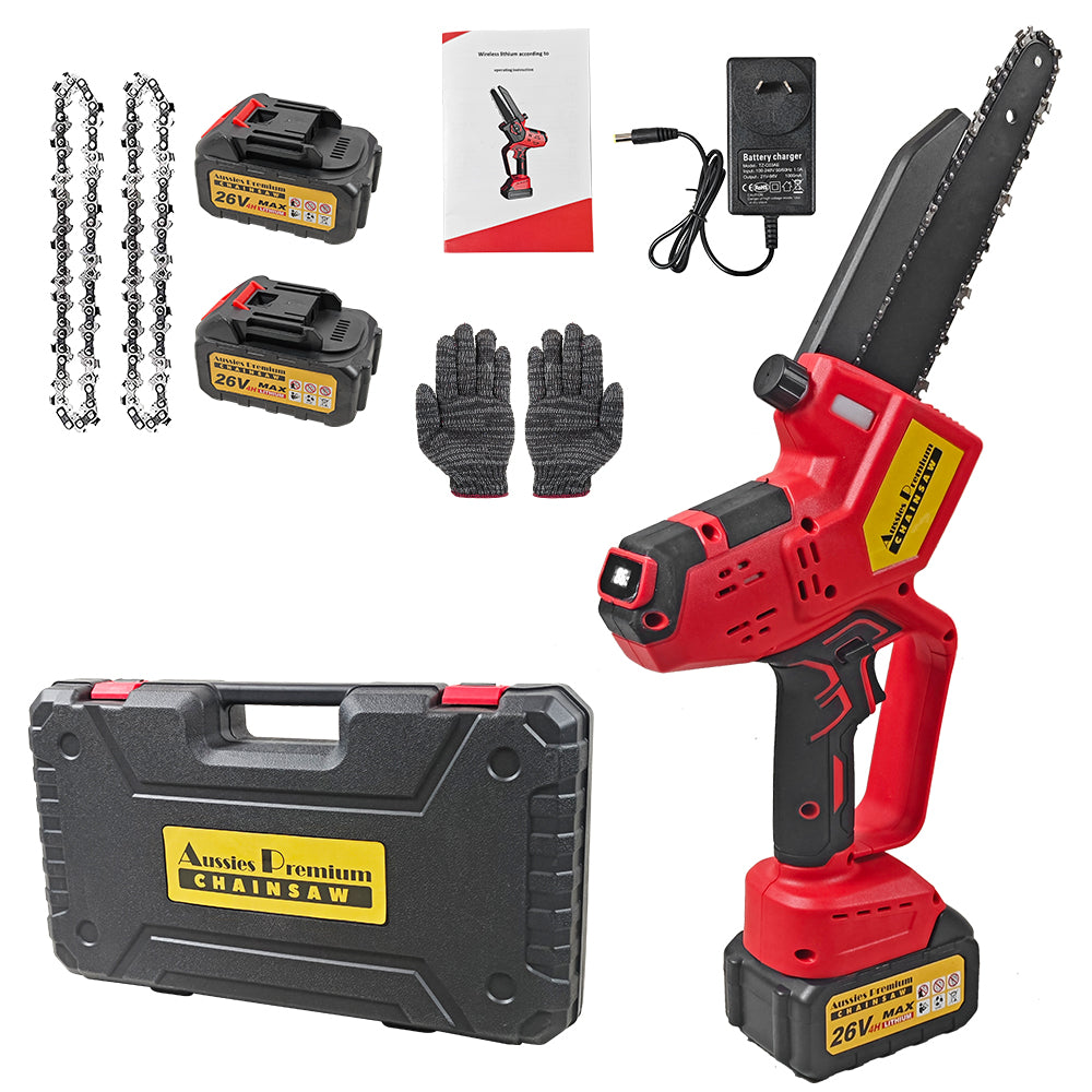 Aussies Premium 8'' Cordless Electric Chainsaw