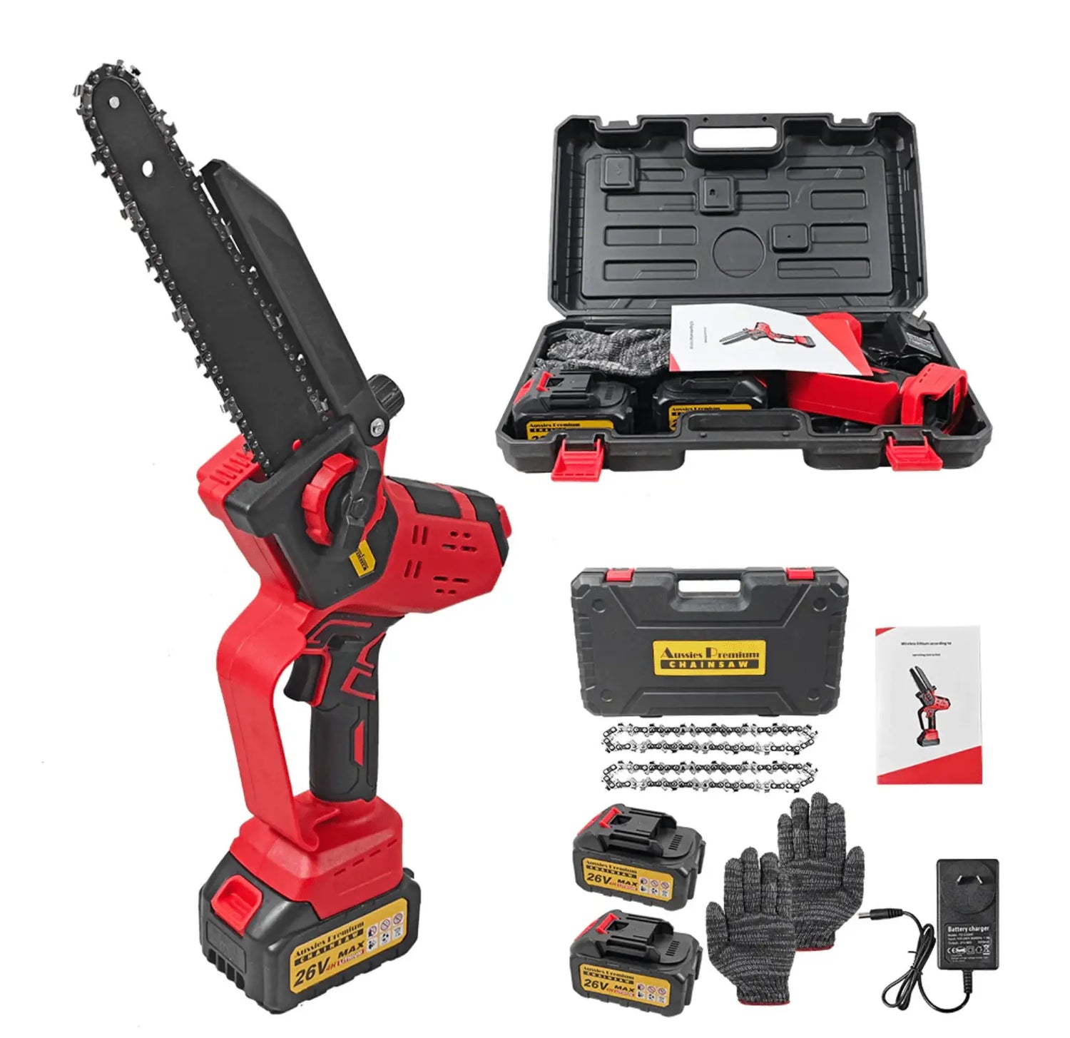 Replacement Chains, Charger, Guide Bar - Aussies Premium Store
