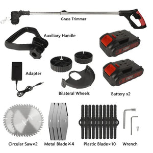 Cordless Grass Trimmer with Wheels Australia | 3-in-1 Whipper Snipper