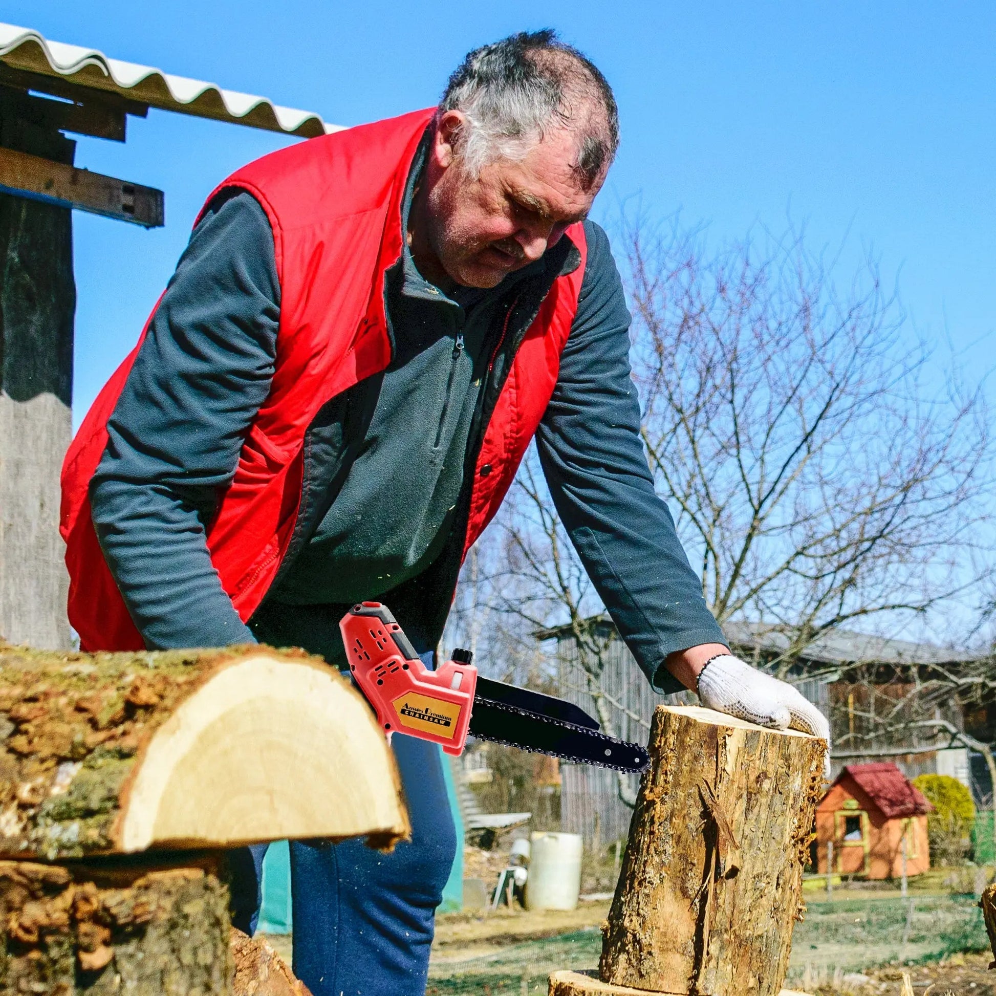 8 Inch Cordless Electric Chainsaw