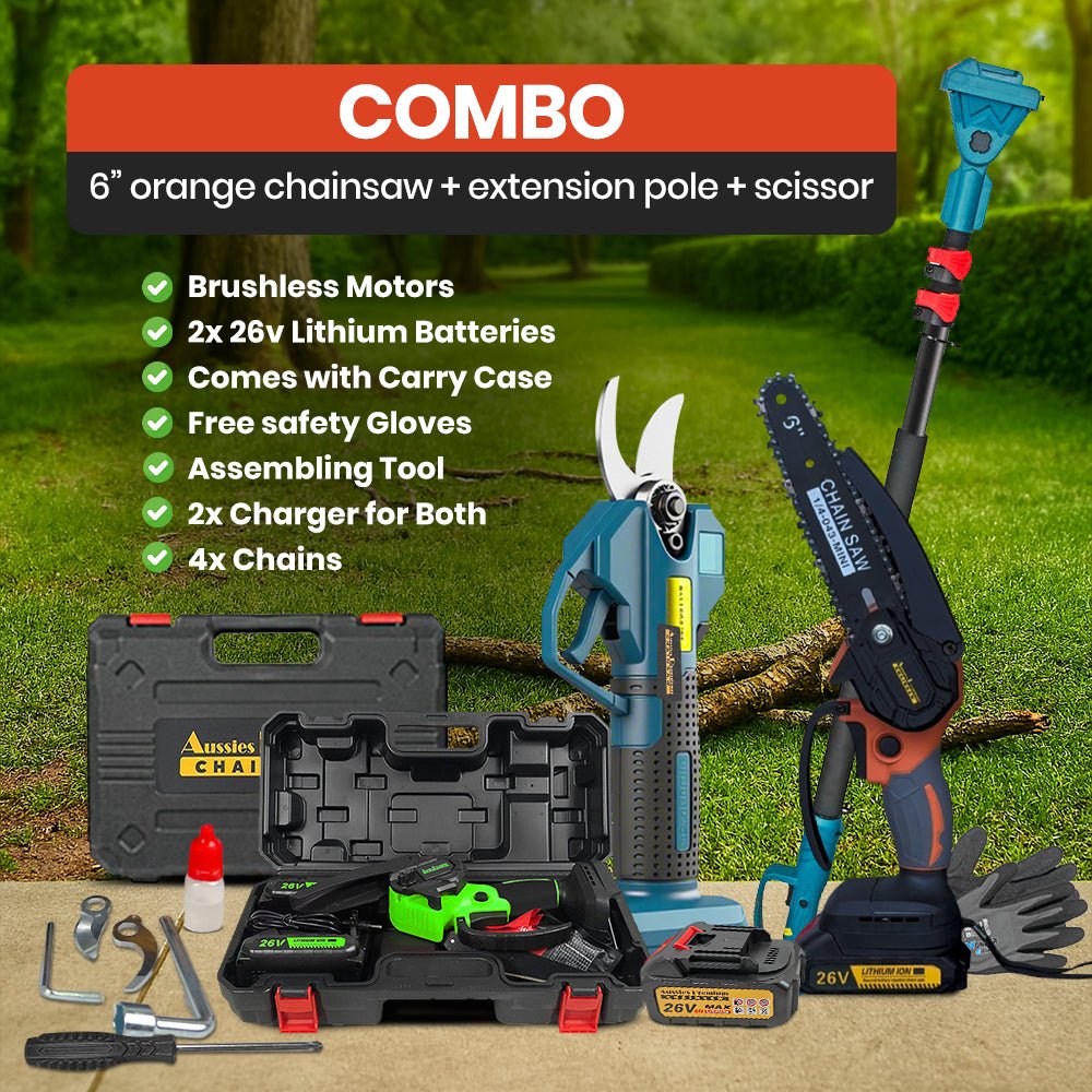 6 Inch Cordless Electric Chainsaw