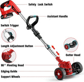 Grass Trimmer with Cordless Electric and Wheels